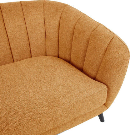 Lounge Chair Stratford | size: Width: 100cm, Height: 76cm, Depth: 88cm | color: Orange | image: 5 | variant: 1001052