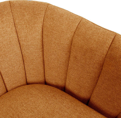 Lounge Chair Stratford | size: Width: 100cm, Height: 76cm, Depth: 88cm | color: Orange | image: 7 | variant: 1001052
