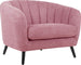 Lounge Chair Stratford | size: Width: 100cm, Height: 76cm, Depth: 88cm | color: Pink | image: 1 | variant: 1001049
