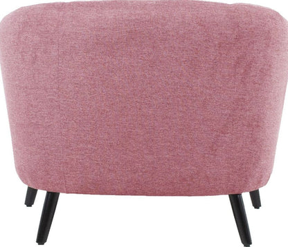 Lounge Chair Stratford | size: Width: 100cm, Height: 76cm, Depth: 88cm | color: Pink | image: 4 | variant: 1001049