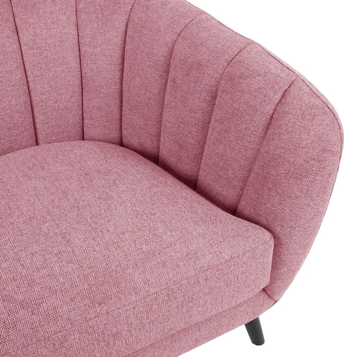 Lounge Chair Stratford | size: Width: 100cm, Height: 76cm, Depth: 88cm | color: Pink | image: 5 | variant: 1001049