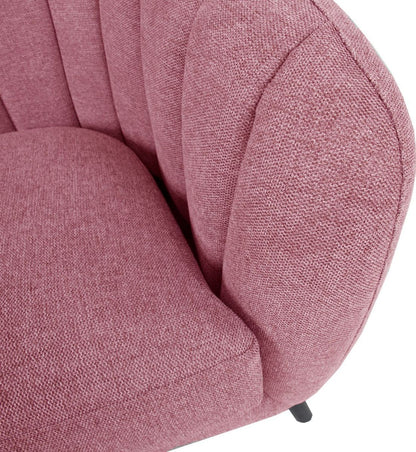 Lounge Chair Stratford | size: Width: 100cm, Height: 76cm, Depth: 88cm | color: Pink | image: 8 | variant: 1001049
