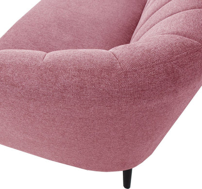 Lounge Chair Stratford | size: Width: 100cm, Height: 76cm, Depth: 88cm | color: Pink | image: 9 | variant: 1001049