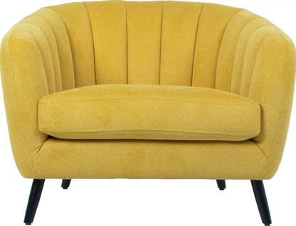 Lounge Chair Stratford | size: Width: 100cm, Height: 76cm, Depth: 88cm | color: Yellow | image: 2 | variant: 1001048