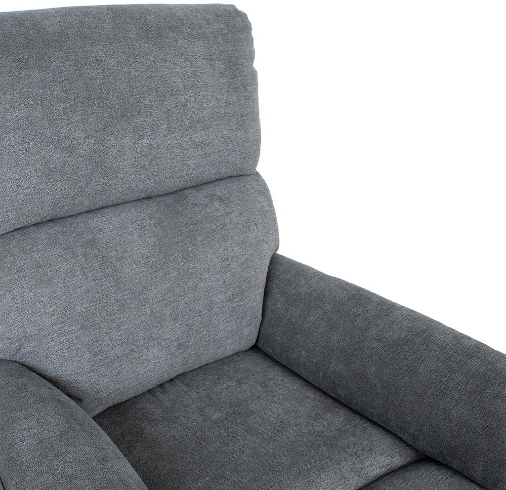 Lounge Chair Swanage | size: Width: 80cm, Height: 104cm, Depth: 92cm | color: Gray | image: 6 | variant: 1001007