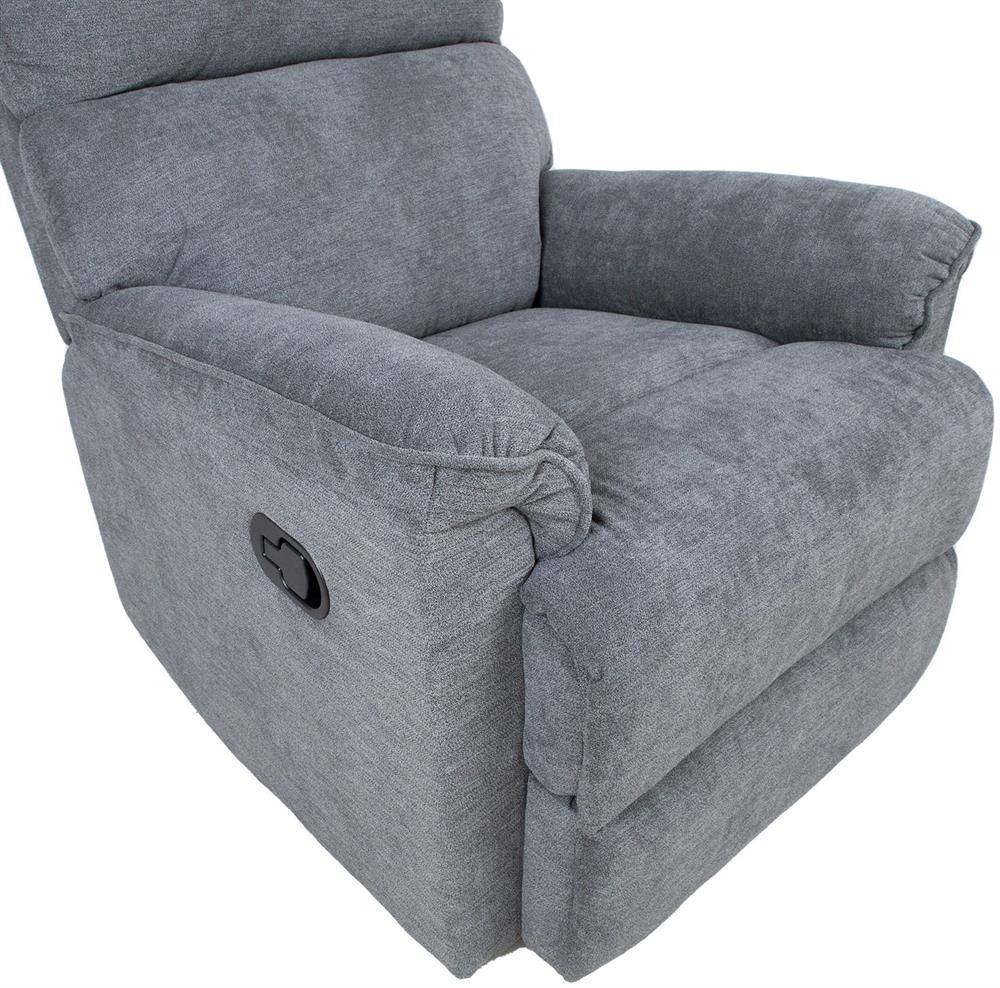 Lounge Chair Swanage | size: Width: 80cm, Height: 104cm, Depth: 92cm | color: Gray | image: 7 | variant: 1001007