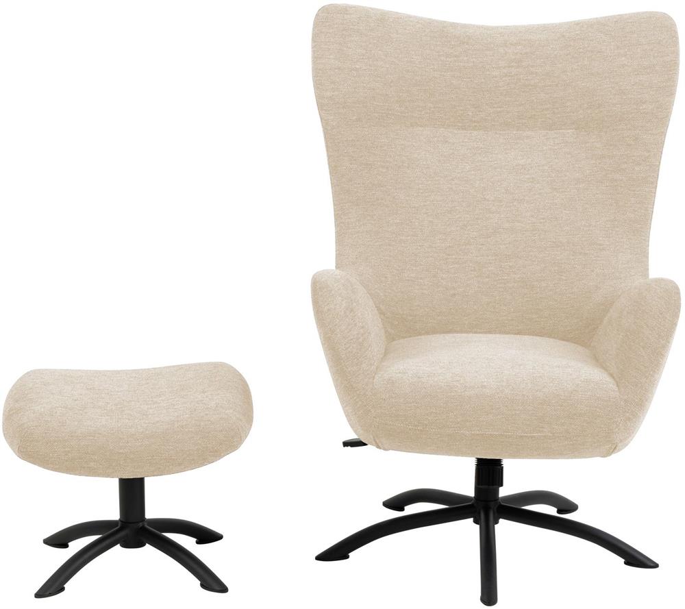 Lounge Chair Talgarth | size: Width: 76cm, Height: 105cm, Depth: 86cm | color: Beige | image: 2 | variant: 1016721