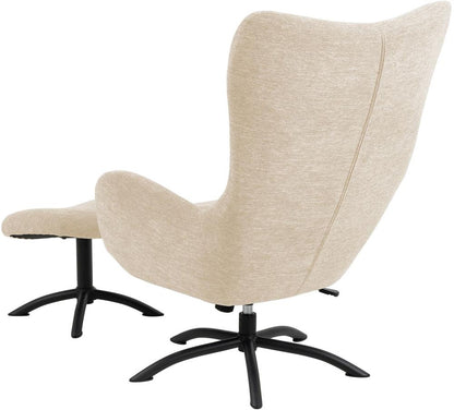 Lounge Chair Talgarth | size: Width: 76cm, Height: 105cm, Depth: 86cm | color: Beige | image: 3 | variant: 1016721