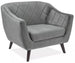 Lounge Chair Telford | size: Width: 105cm, Height: 83cm, Depth: 85cm | color: Gray | image: 0 | variant: 1004123