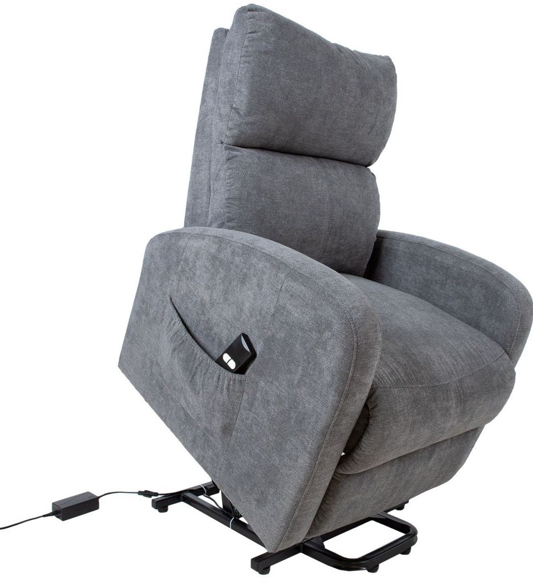 Lounge Chair Tenterden | size: Width: 93cm, Height: 104cm, Depth: 72cm | color: Gray | image: 6 | variant: 1000930