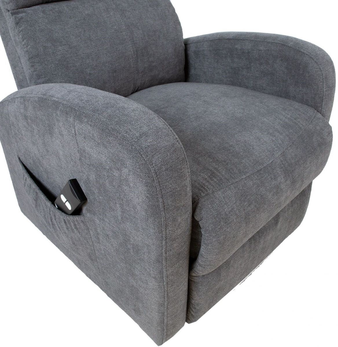 Lounge Chair Tenterden | size: Width: 93cm, Height: 104cm, Depth: 72cm | color: Gray | image: 8 | variant: 1000930