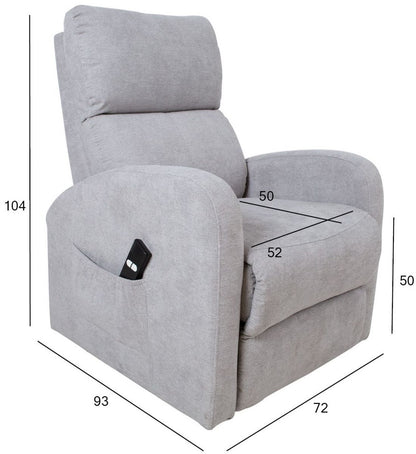 Lounge Chair Tenterden | size: Width: 93cm, Height: 104cm, Depth: 72cm | color: Gray | image: 9 | variant: 1000929