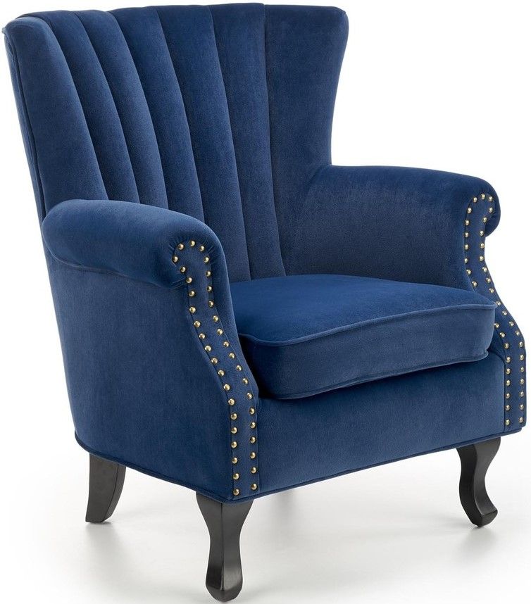 Lounge Chair Titan | size: Width: 73cm, Height: 87cm, Depth: 70cm | color: Blue | image: 1 | variant: 1004732