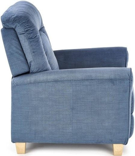 Lounge Chair Tourcoing | size: Width: 90cm, Height: 102cm, Depth: 90cm | color: Blue | image: 2 | variant: 1002695