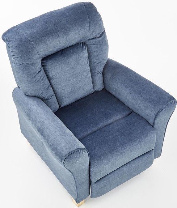 Lounge Chair Tourcoing | size: Width: 90cm, Height: 102cm, Depth: 90cm | color: Blue | image: 6 | variant: 1002695
