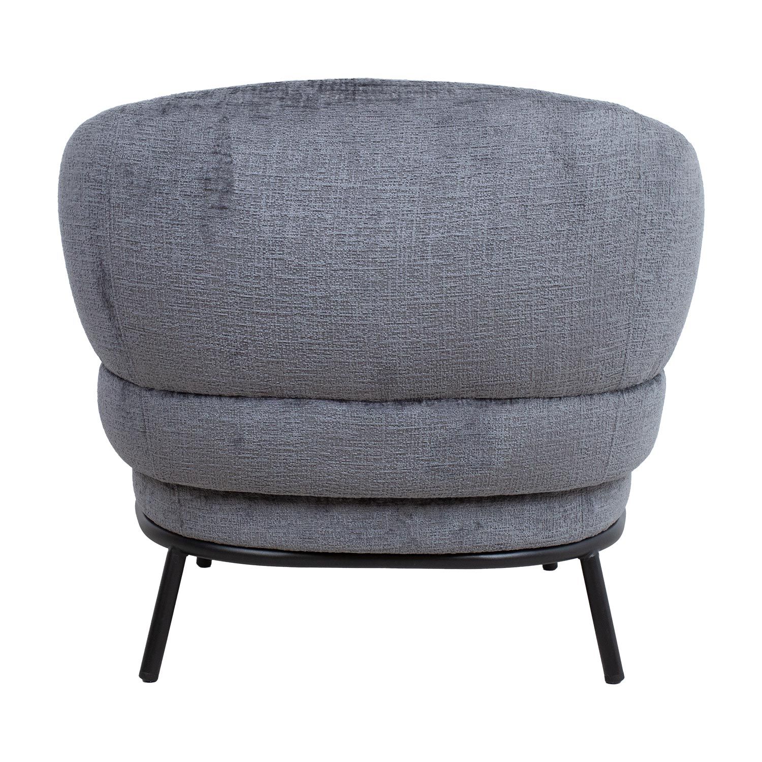 Lounge Chair Truro | size: Width: 84cm, Height: 75cm, Depth: 84cm | color: Gray | image: 3 | variant: 1000984