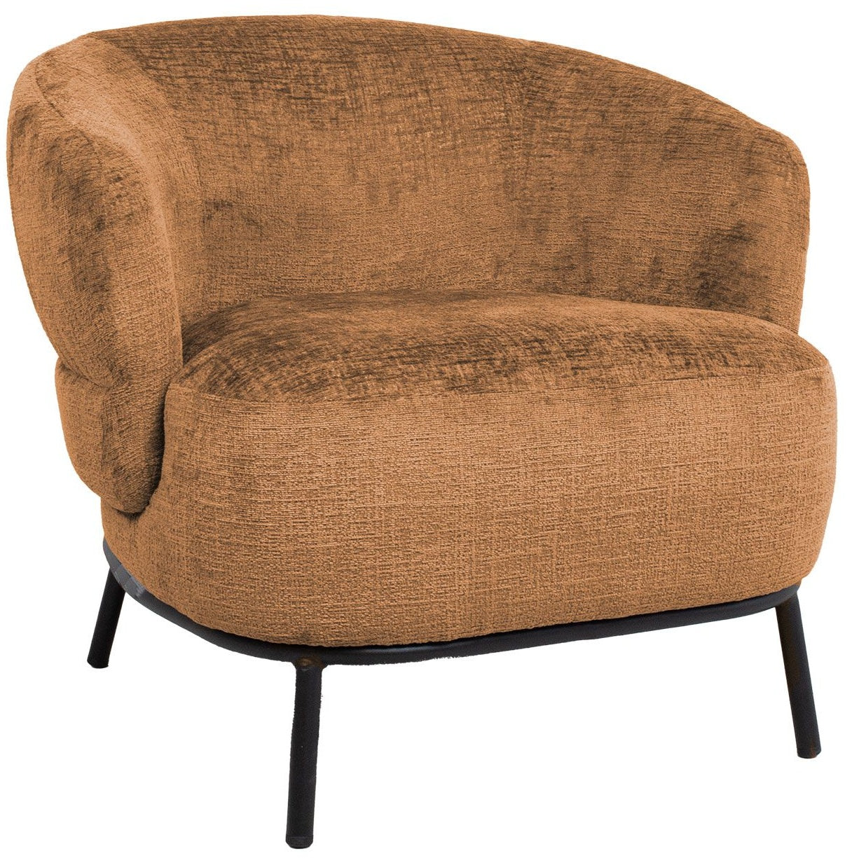 Lounge Chair Truro | size: Width: 84cm, Height: 75cm, Depth: 84cm | color: Orange | image: 0 | variant: 1000983