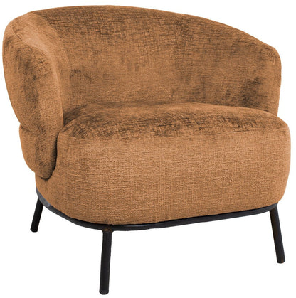 Lounge Chair Truro | size: Width: 84cm, Height: 75cm, Depth: 84cm | color: Orange | image: 0 | variant: 1000983