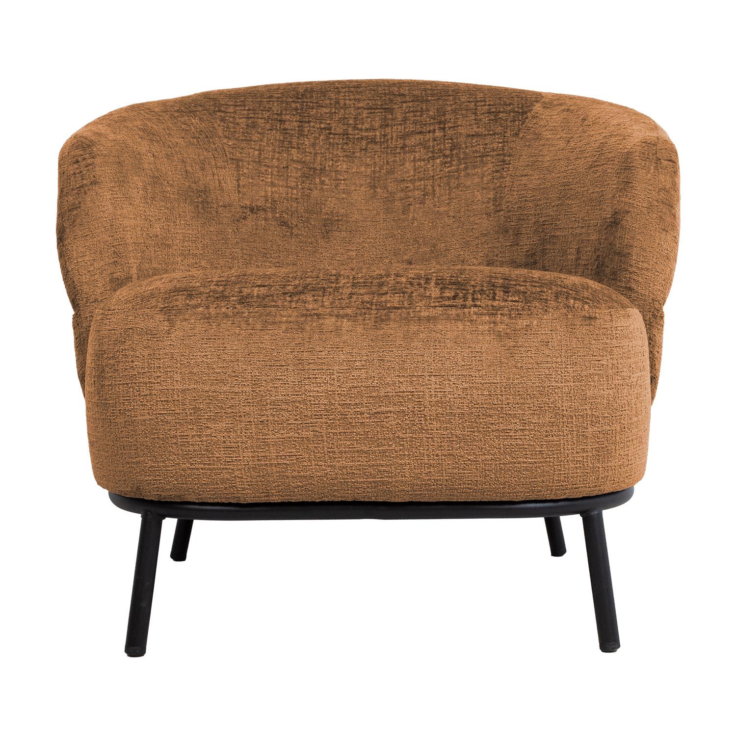 Lounge Chair Truro | size: Width: 84cm, Height: 75cm, Depth: 84cm | color: Orange | image: 1 | variant: 1000983