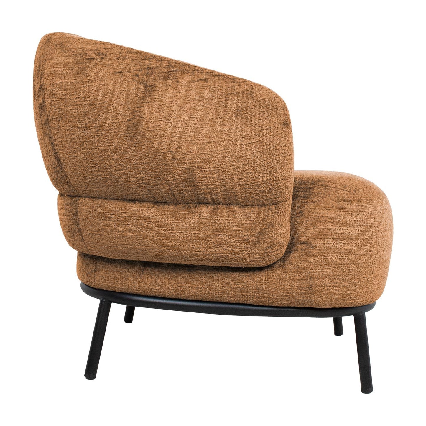 Lounge Chair Truro | size: Width: 84cm, Height: 75cm, Depth: 84cm | color: Orange | image: 2 | variant: 1000983