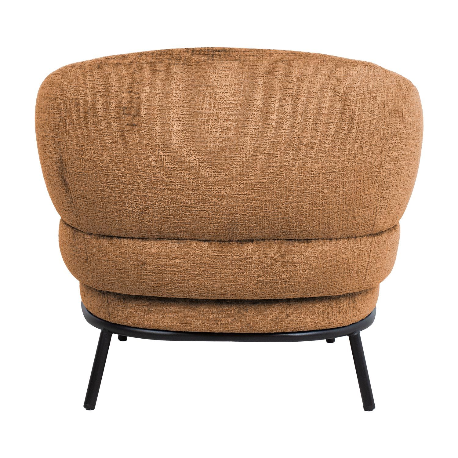 Lounge Chair Truro | size: Width: 84cm, Height: 75cm, Depth: 84cm | color: Orange | image: 3 | variant: 1000983