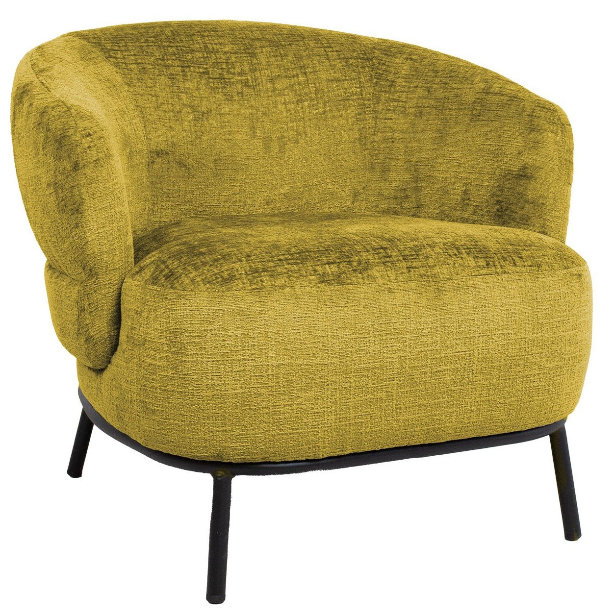 Lounge Chair Truro | size: Width: 84cm, Height: 75cm, Depth: 84cm | color: Yellow | image: 0 | variant: 1000982