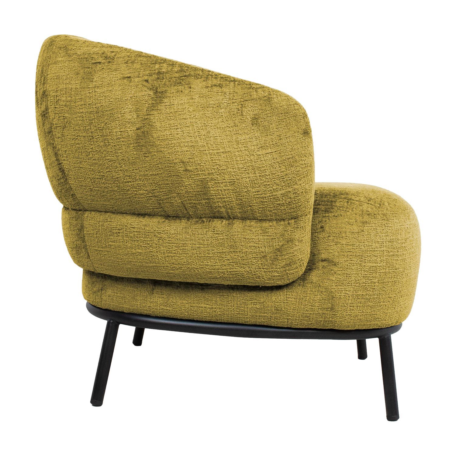 Lounge Chair Truro | size: Width: 84cm, Height: 75cm, Depth: 84cm | color: Yellow | image: 2 | variant: 1000982