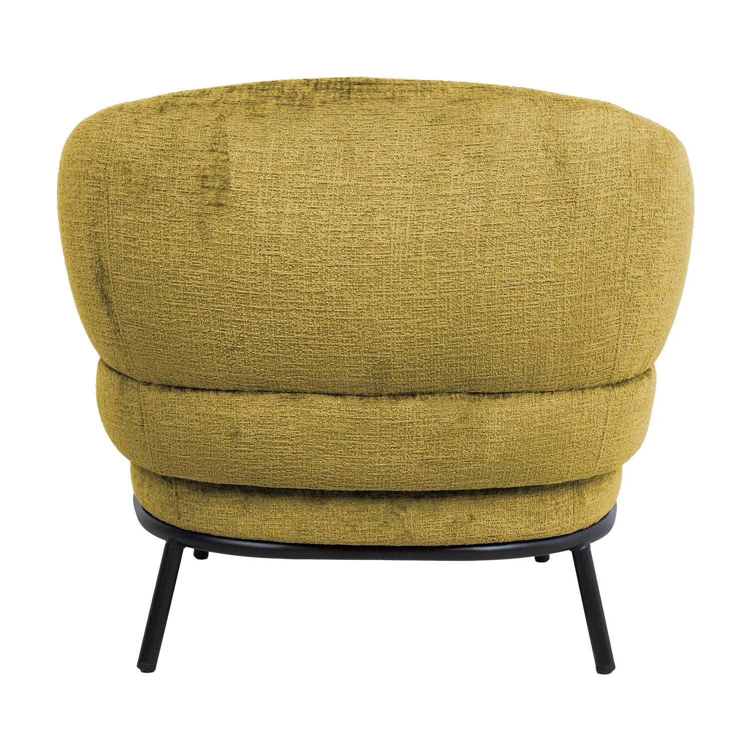 Lounge Chair Truro | size: Width: 84cm, Height: 75cm, Depth: 84cm | color: Yellow | image: 3 | variant: 1000982