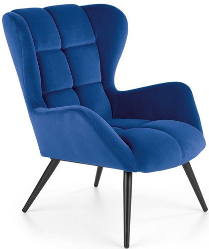 Lounge Chair Tyrion | size: Width: 75cm, Height: 91cm, Depth: 86cm | color: Blue | image: 1 | variant: 1004737