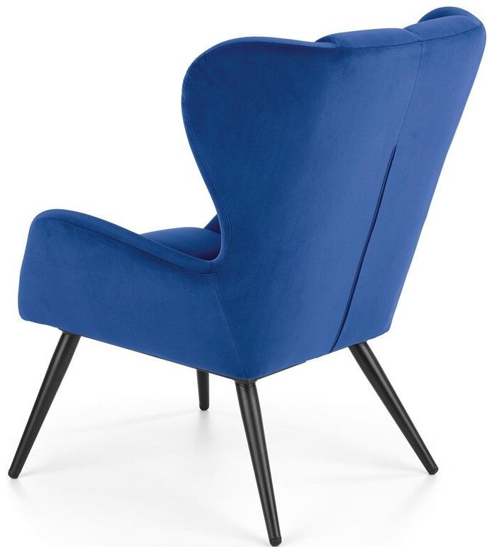 Lounge Chair Tyrion | size: Width: 75cm, Height: 91cm, Depth: 86cm | color: Blue | image: 3 | variant: 1004737