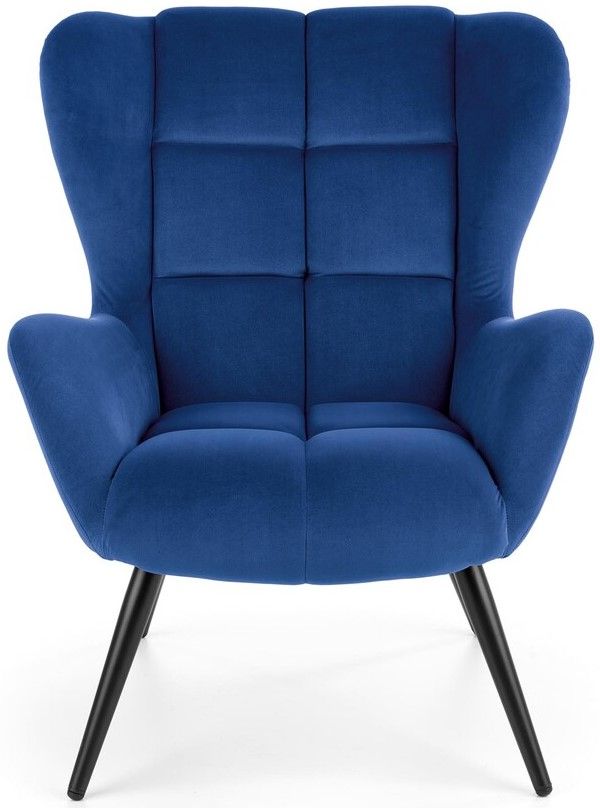 Lounge Chair Tyrion | size: Width: 75cm, Height: 91cm, Depth: 86cm | color: Blue | image: 4 | variant: 1004737