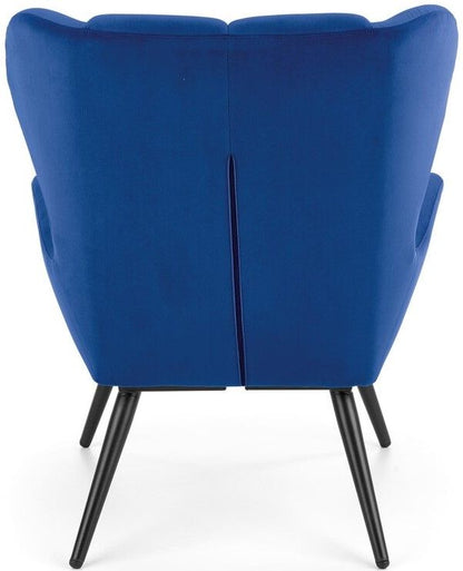Lounge Chair Tyrion | size: Width: 75cm, Height: 91cm, Depth: 86cm | color: Blue | image: 5 | variant: 1004737