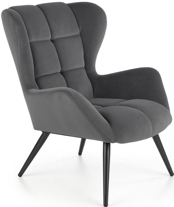 Lounge Chair Tyrion | size: Width: 75cm, Height: 91cm, Depth: 86cm | color: Gray | image: 1 | variant: 1004734