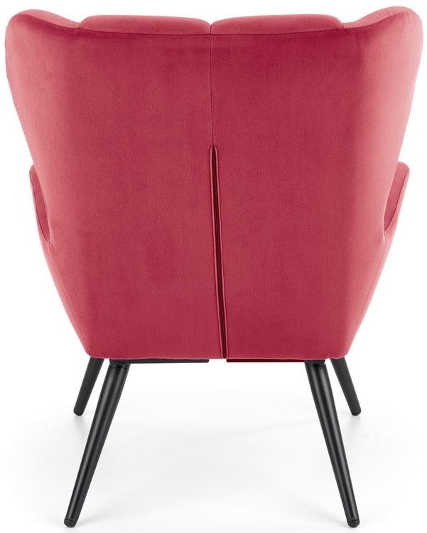 Lounge Chair Tyrion | size: Width: 75cm, Height: 91cm, Depth: 86cm | color: Red | image: 6 | variant: 1004735