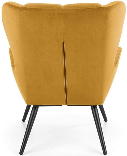 Lounge Chair Tyrion | size: Width: 75cm, Height: 91cm, Depth: 86cm | color: Yellow | image: 5 | variant: 1004738