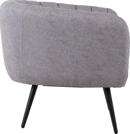 Lounge Chair Upton | size: Width: 78cm, Height: 69cm, Depth: 71cm | color: Gray | image: 3 | variant: 1001100