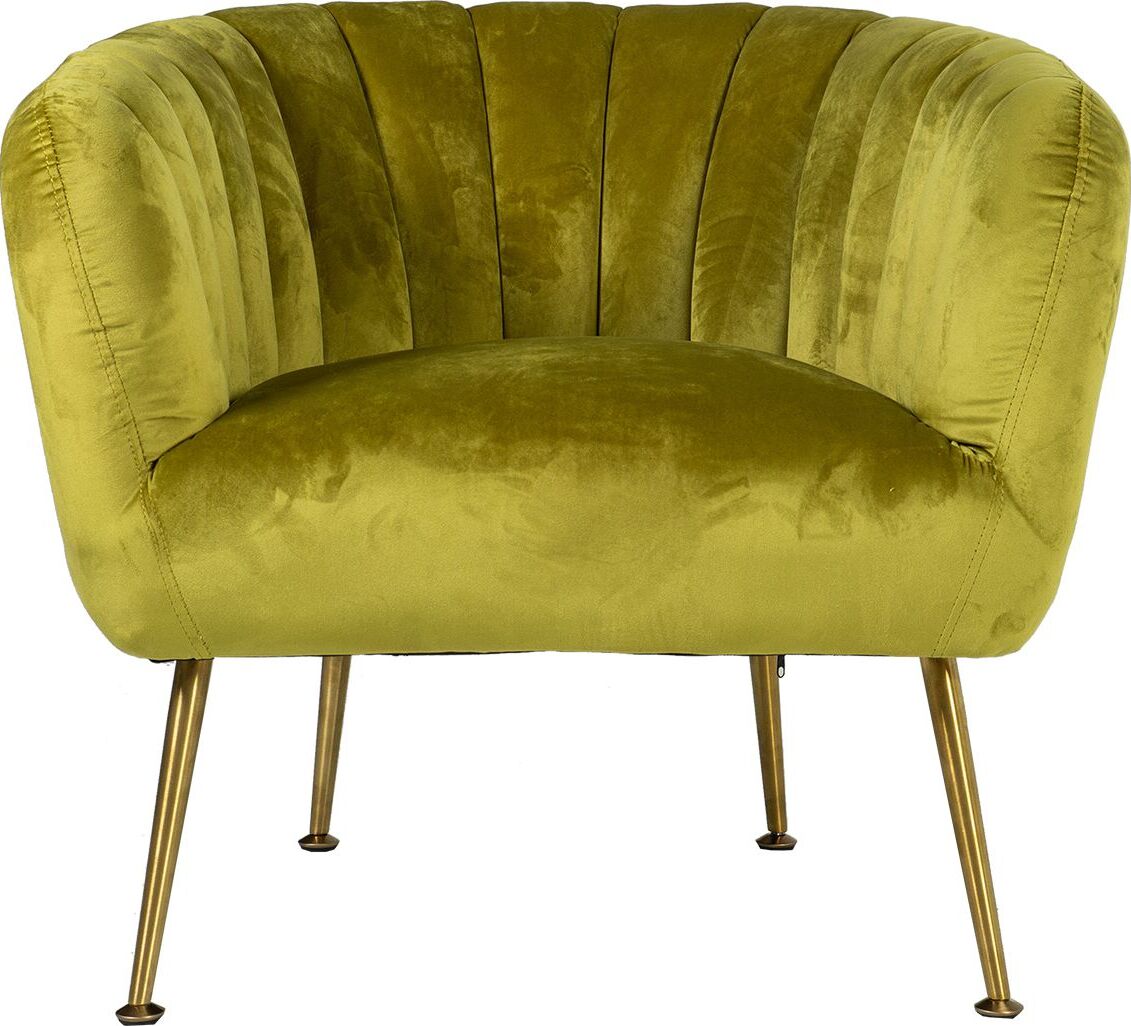 Lounge Chair Upton | size: Width: 78cm, Height: 69cm, Depth: 71cm | color: Green | image: 2 | variant: 1001097
