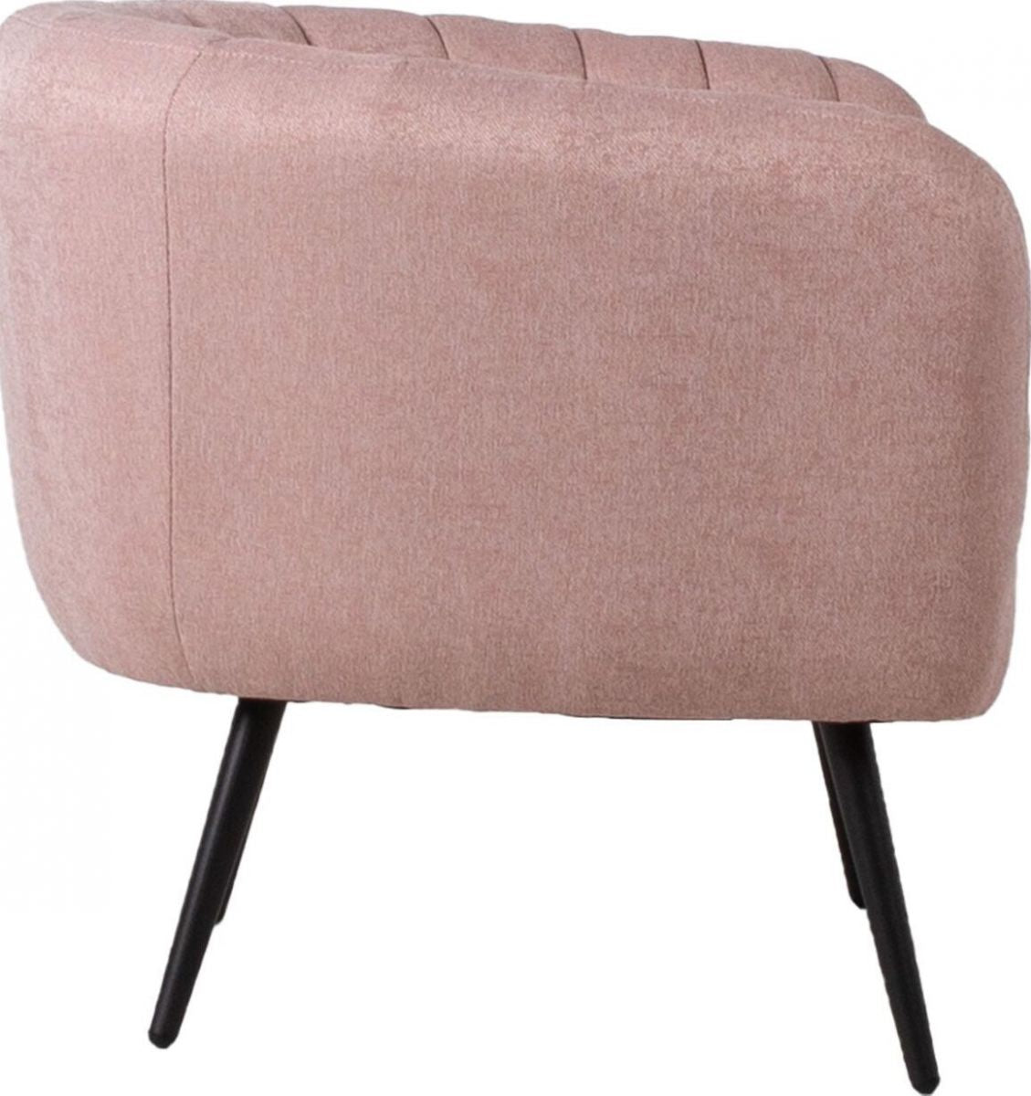 Lounge Chair Upton | size: Width: 78cm, Height: 69cm, Depth: 71cm | color: Pink | image: 3 | variant: 1001099