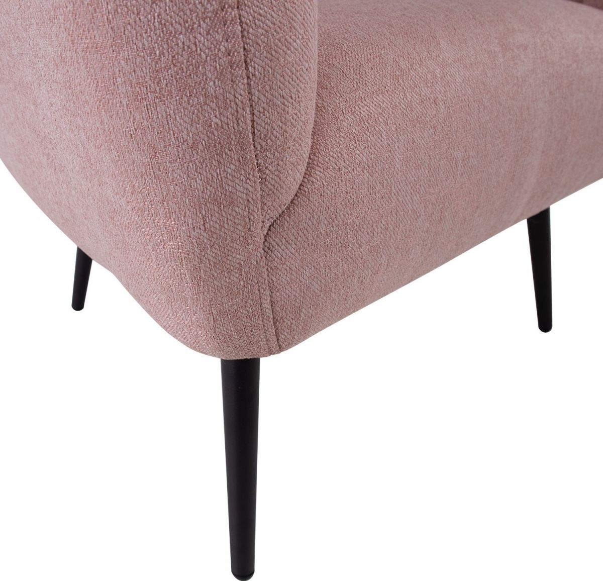 Lounge Chair Upton | size: Width: 78cm, Height: 69cm, Depth: 71cm | color: Pink | image: 5 | variant: 1001099