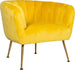 Lounge Chair Upton | size: Width: 78cm, Height: 69cm, Depth: 71cm | color: Yellow | image: 1 | variant: 1001096