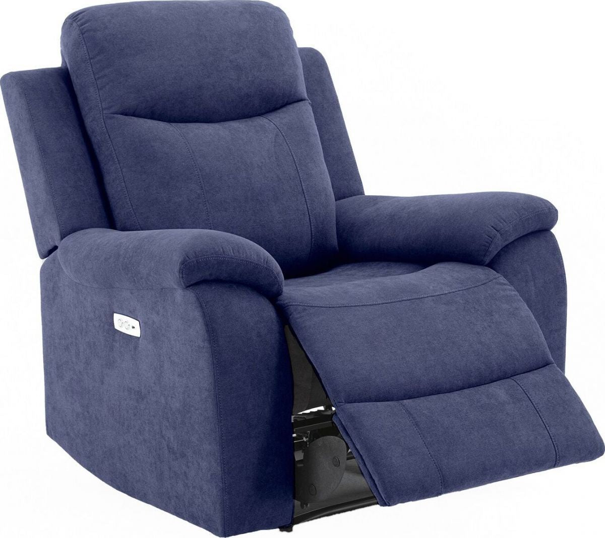 Lounge Chair Warwick | size: Width: 97cm, Height: 103cm, Depth: 96cm | color: Blue | image: 2 | variant: 1001061