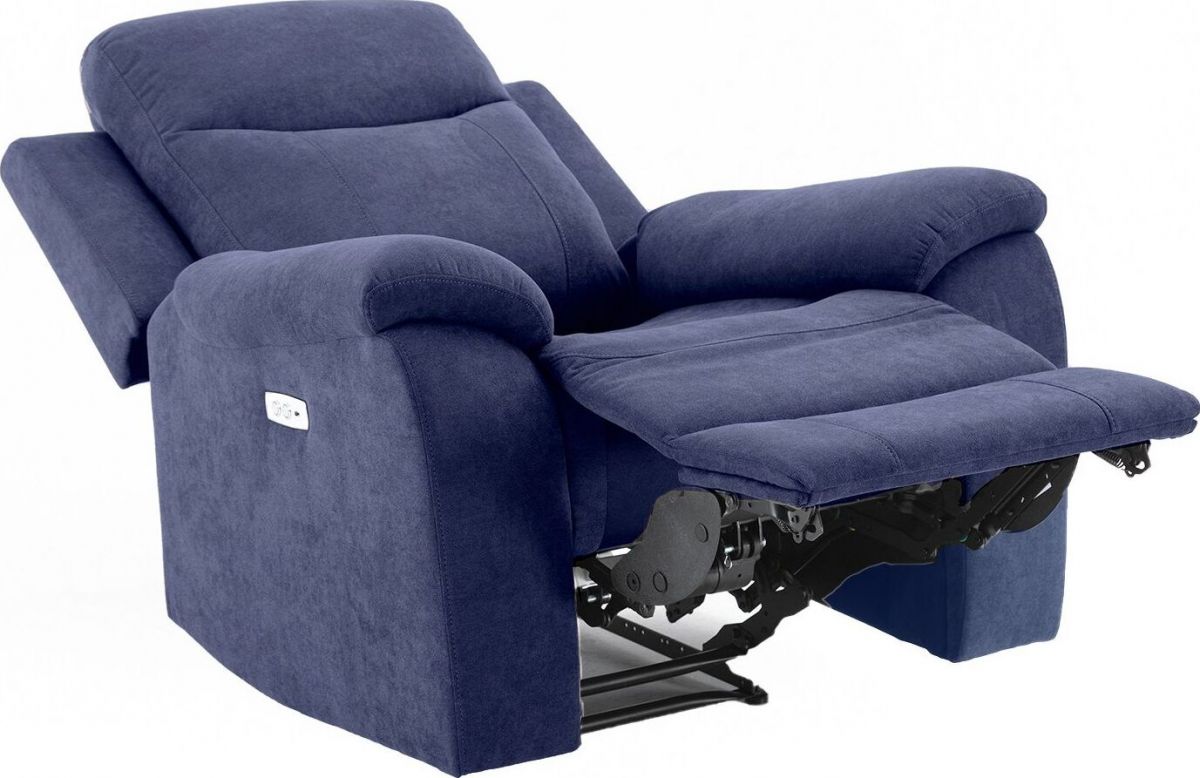 Lounge Chair Warwick | size: Width: 97cm, Height: 103cm, Depth: 96cm | color: Blue | image: 4 | variant: 1001061