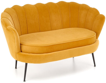 Lounge Chair West Drammen | size: Width: 131cm, Height: 77cm, Depth: 77cm | color: Yellow | image: 1 | variant: 1007470