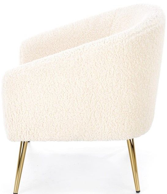 Lounge Chair West Oxted | size: Width: 77cm, Height: 78cm, Depth: 67cm | color: White | image: 2 | variant: 1007242