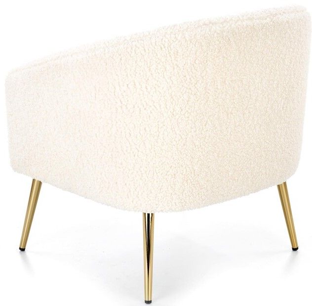 Lounge Chair West Oxted | size: Width: 77cm, Height: 78cm, Depth: 67cm | color: White | image: 3 | variant: 1007242