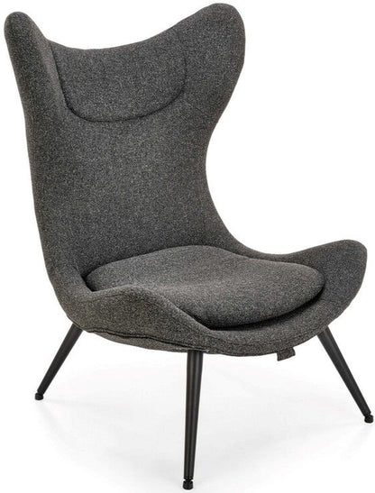 Lounge Chair West Reigate | size: Width: 77cm, Height: 106cm, Depth: 80cm | color: Gray | image: 1 | variant: 1007239