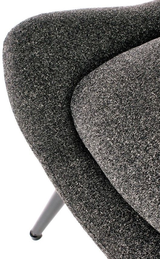 Lounge Chair West Reigate | size: Width: 77cm, Height: 106cm, Depth: 80cm | color: Gray | image: 6 | variant: 1007239