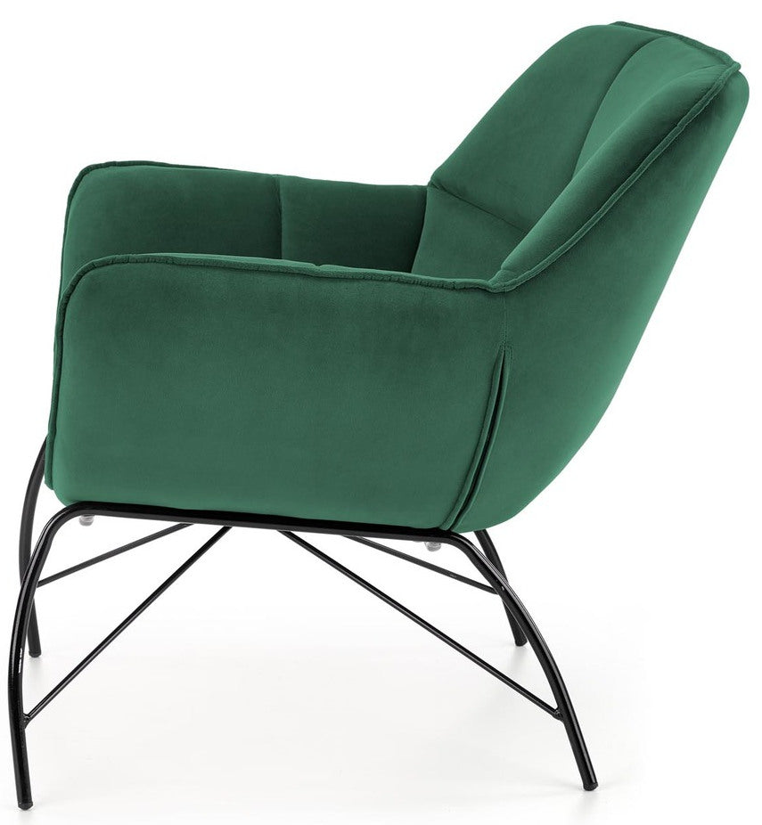 Lounge Chair West Skien | size: Width: 74cm, Height: 78cm, Depth: 73cm | color: Green | image: 2 | variant: 1007475