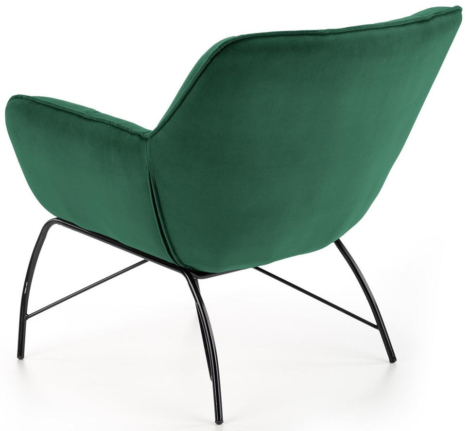 Lounge Chair West Skien | size: Width: 74cm, Height: 78cm, Depth: 73cm | color: Green | image: 3 | variant: 1007475