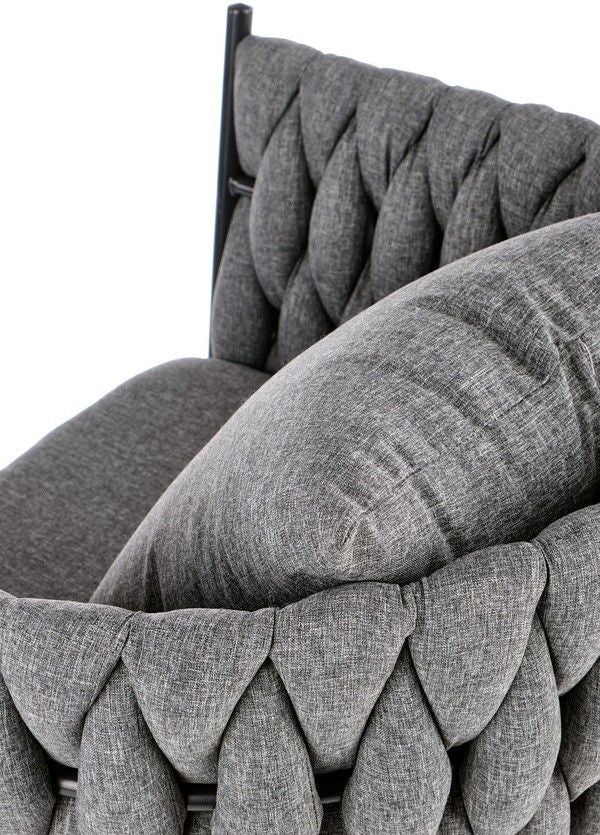 Lounge Chair West Stamford | size: Width: 67cm, Height: 77cm, Depth: 55cm | color: Gray | image: 3 | variant: 1007131